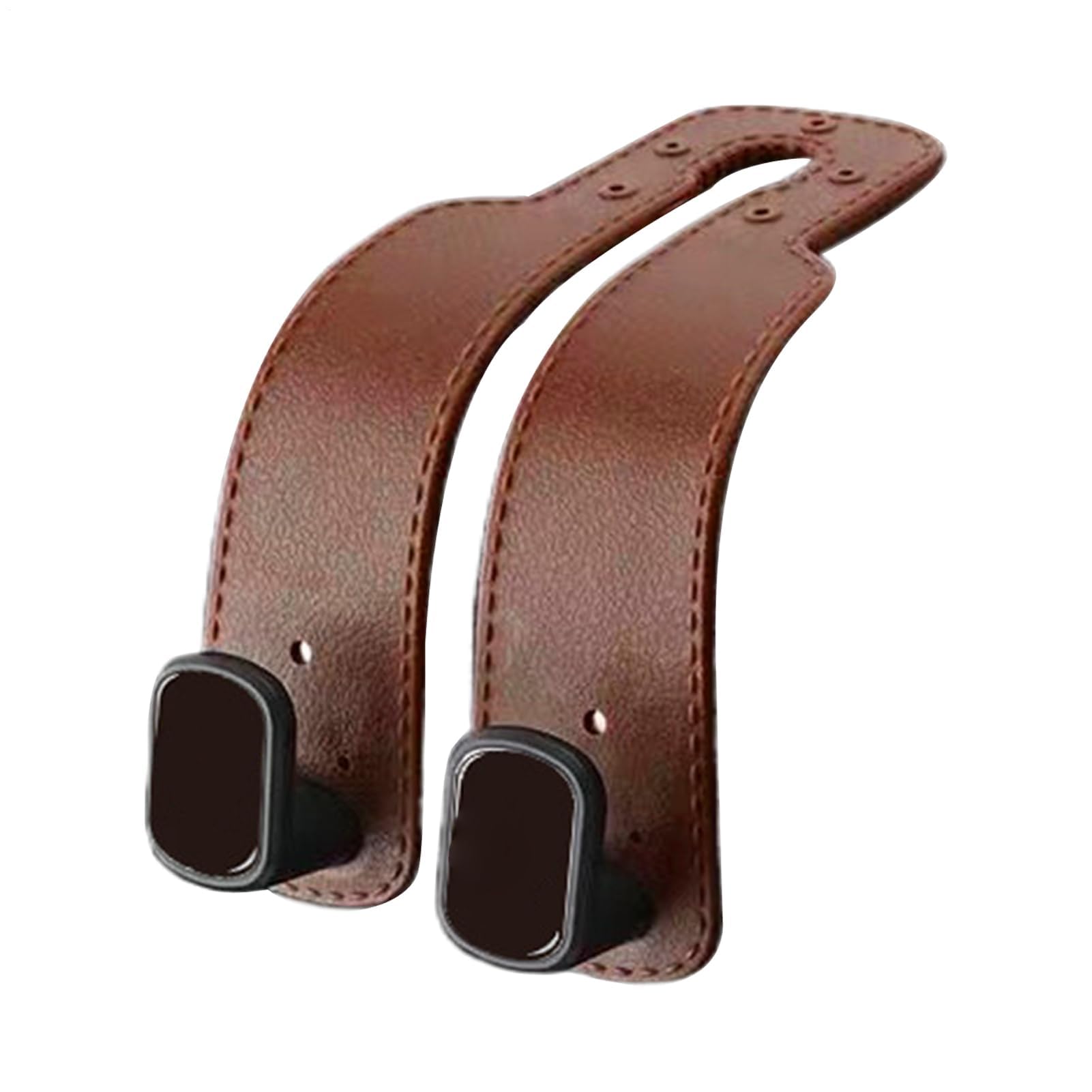 MRKU Coat Rack with Hooks Car Storage - Leather Headrest,Seat Double Back