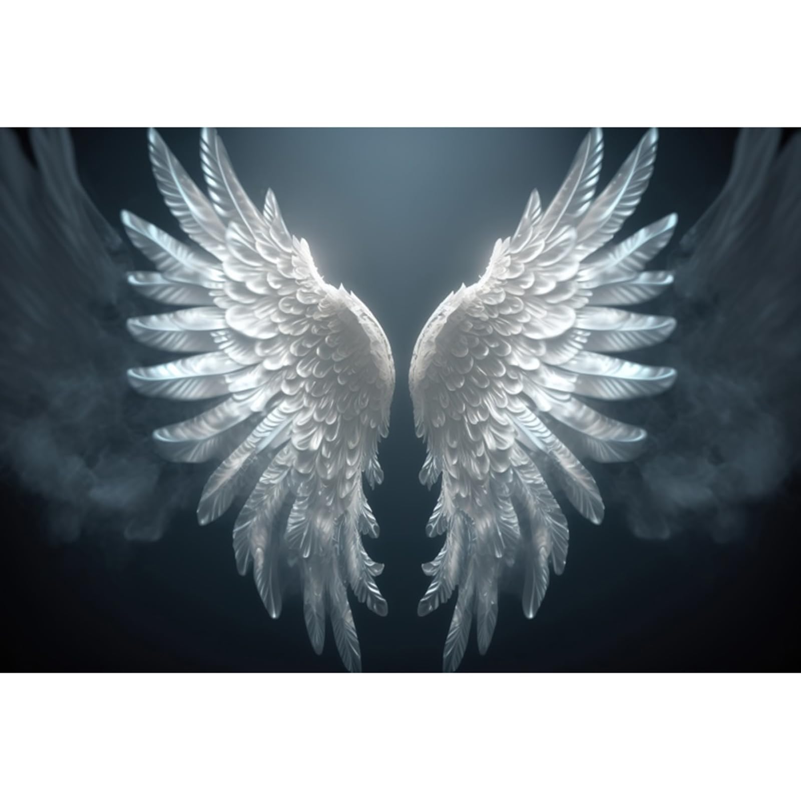 BELECO Magischer Engelsflügel-Hintergrund Für Fotografie, Aquarell, Weiße  Flügel, Bunte Kunst, Malerei, Hintergrund, Flügel, Hintergrund Für  Geburtstag, Babyparty, Party, Dekoration, image size:1600x1600