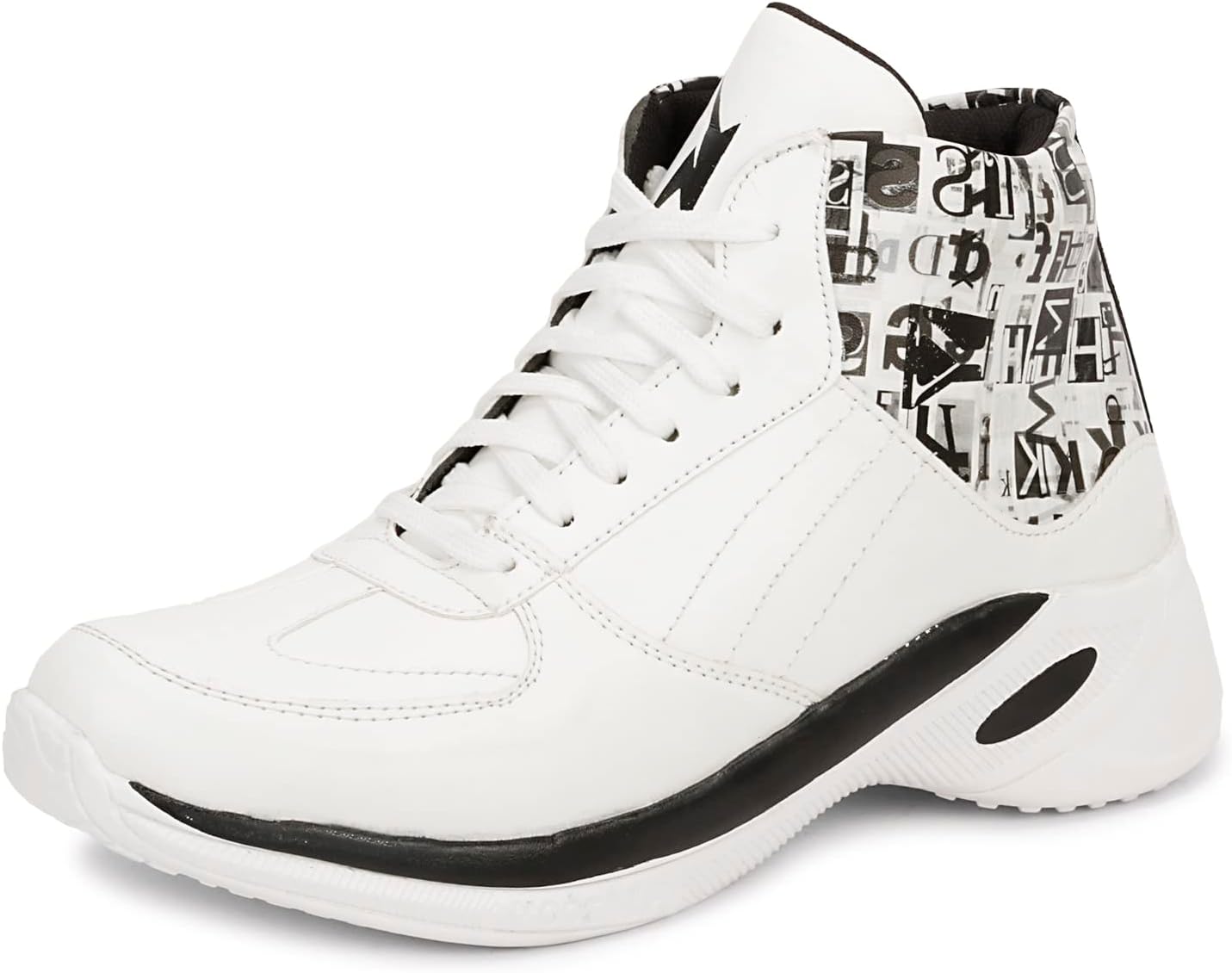 KraasaLong Casual Lace Up Sneaker,Casual Shoe for Men