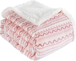 BEAUTEX Sherpa Fleece Throw Blanket for Young Girls Super Soft Fuzzy Cozy Plush  - Compare price