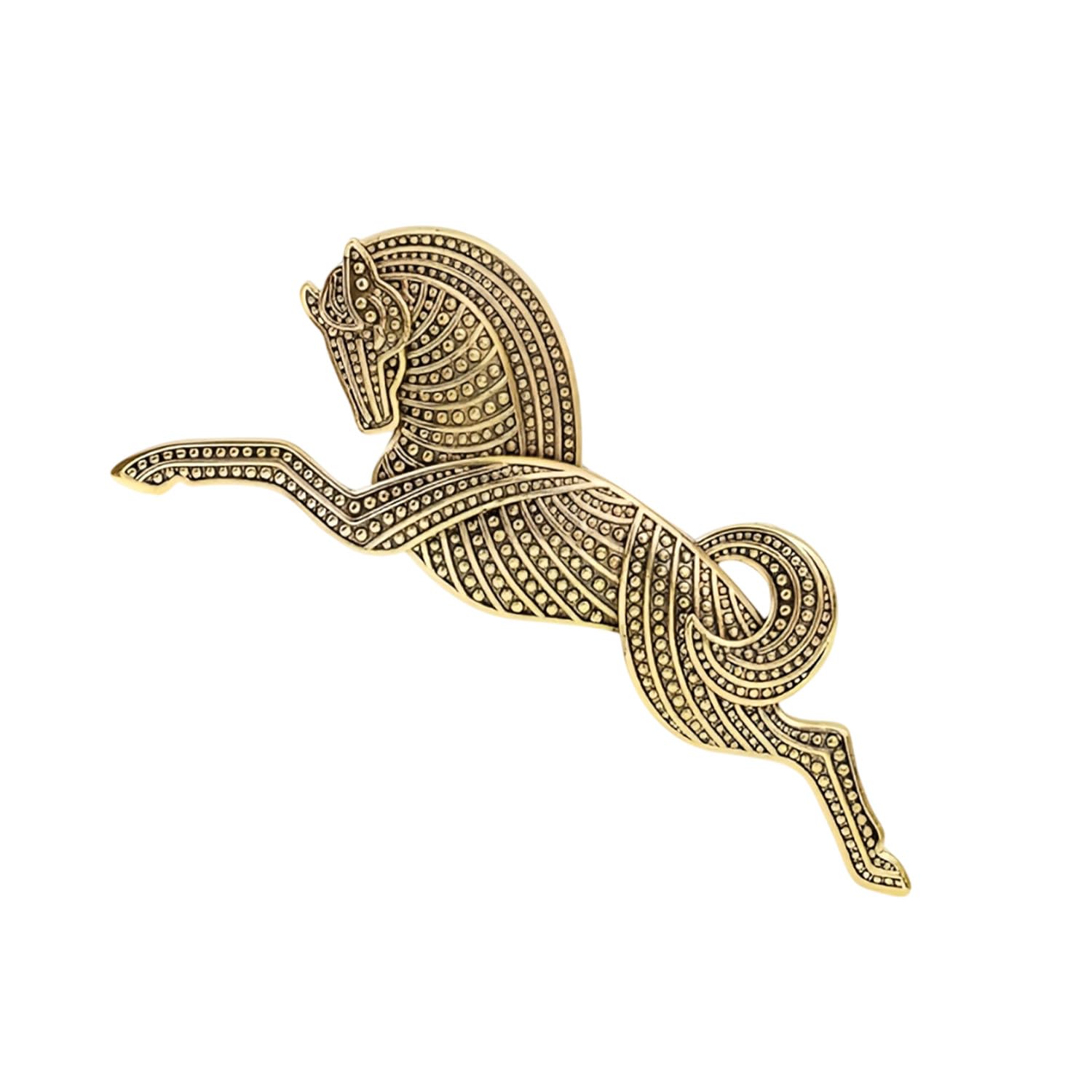 syga SYGABrooch Pin Fashion Electroplated Alloy Jewellery Pin Vintage Clothing Accessories Decoration Horse Style Brooches For Men's & Women- S240-picture-24
