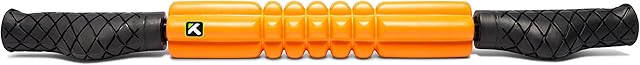 TriggerPoint Performance Grid STK Hand-Held Foam Roller, Handheld Foam Roller, Massage Roller, Muscle Roller Stick, Orange, 24''/53cm