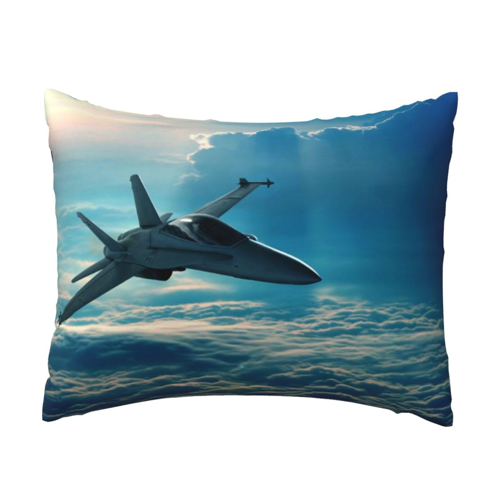 WSHFFILO Aircraft Fighter Jets printed Pillow Case 20x26in Decorative pillowcase Throw Pillow Cover
