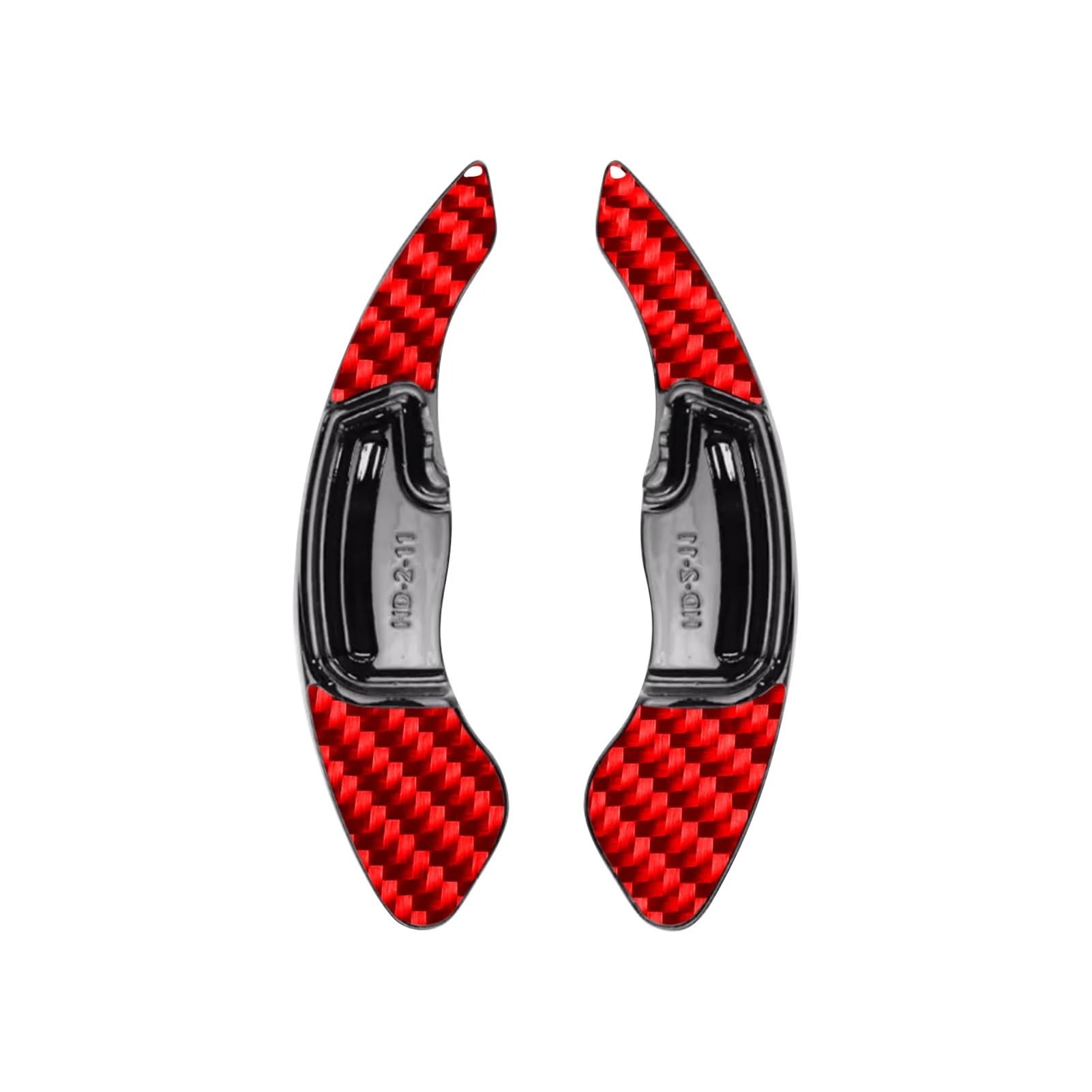 QBKGMEWCA Control Modification Interior Sticker Compatible for Carbon Fiber Shift Paddles Accessories(Type6)