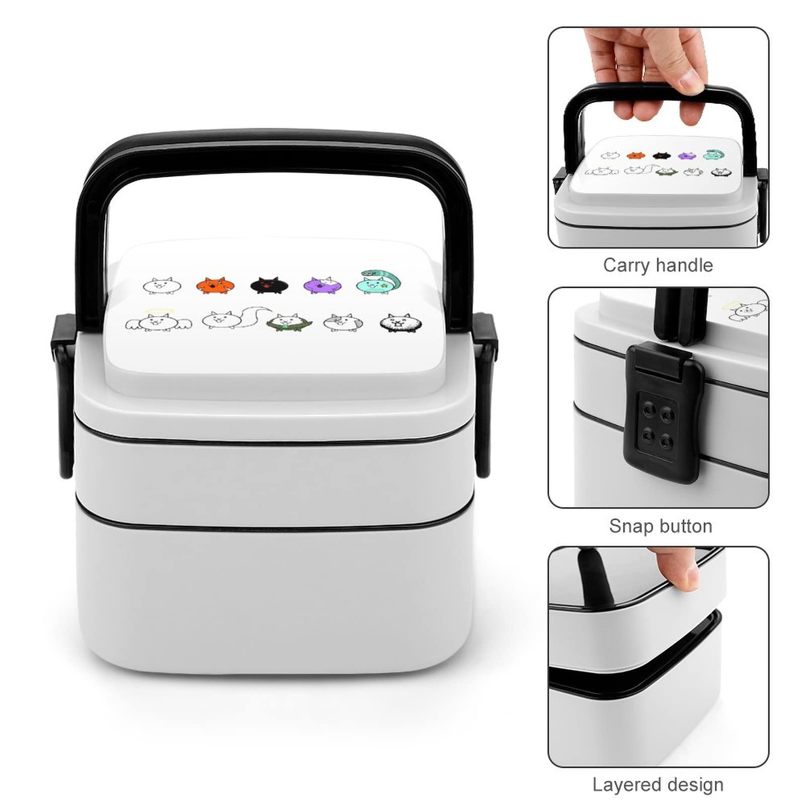 サンエックス - にゃんにゃんにゃんこ　ランチボックス　お弁当箱 Amazon | 夏目友人帳 ニャンコ先生弁当箱 ランチボックス 二段