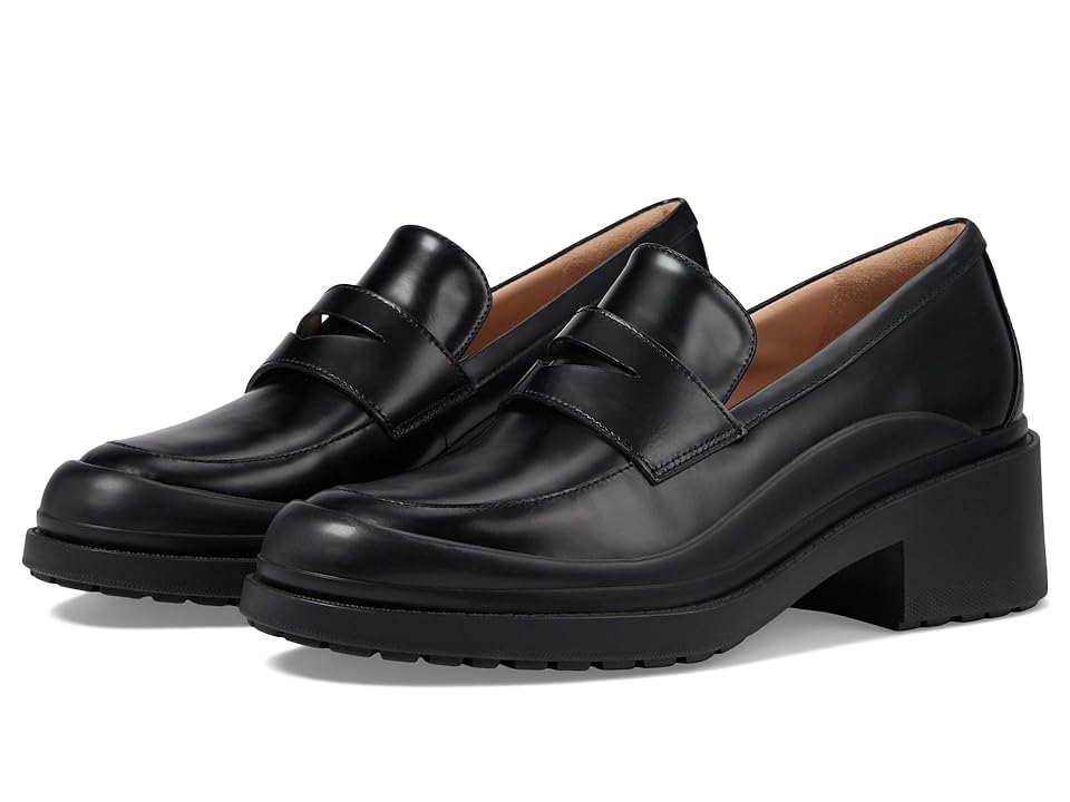 Cole Haan Grand Ambition Westerly Loafer (Black Leather) Women's Flat Shoes INTERNATIONAL SHIPPING