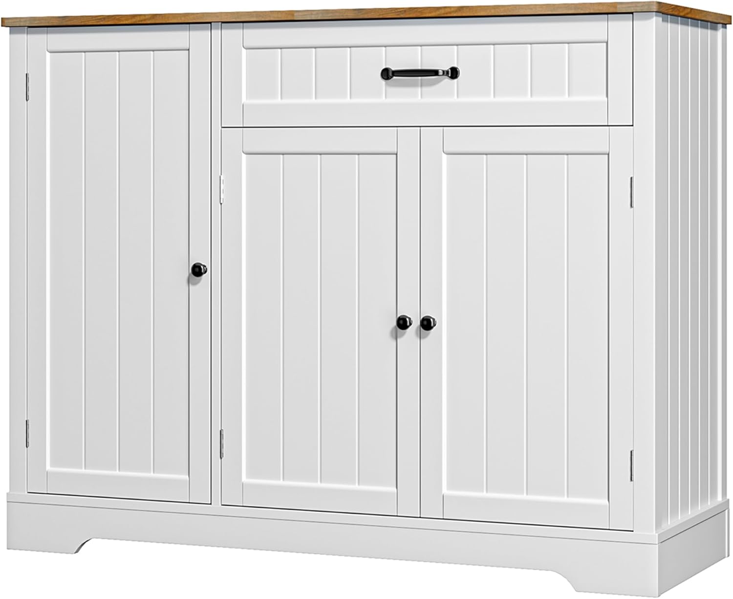 Assembled Gizoon Kitchen Coffee Bar Cabinet, front view