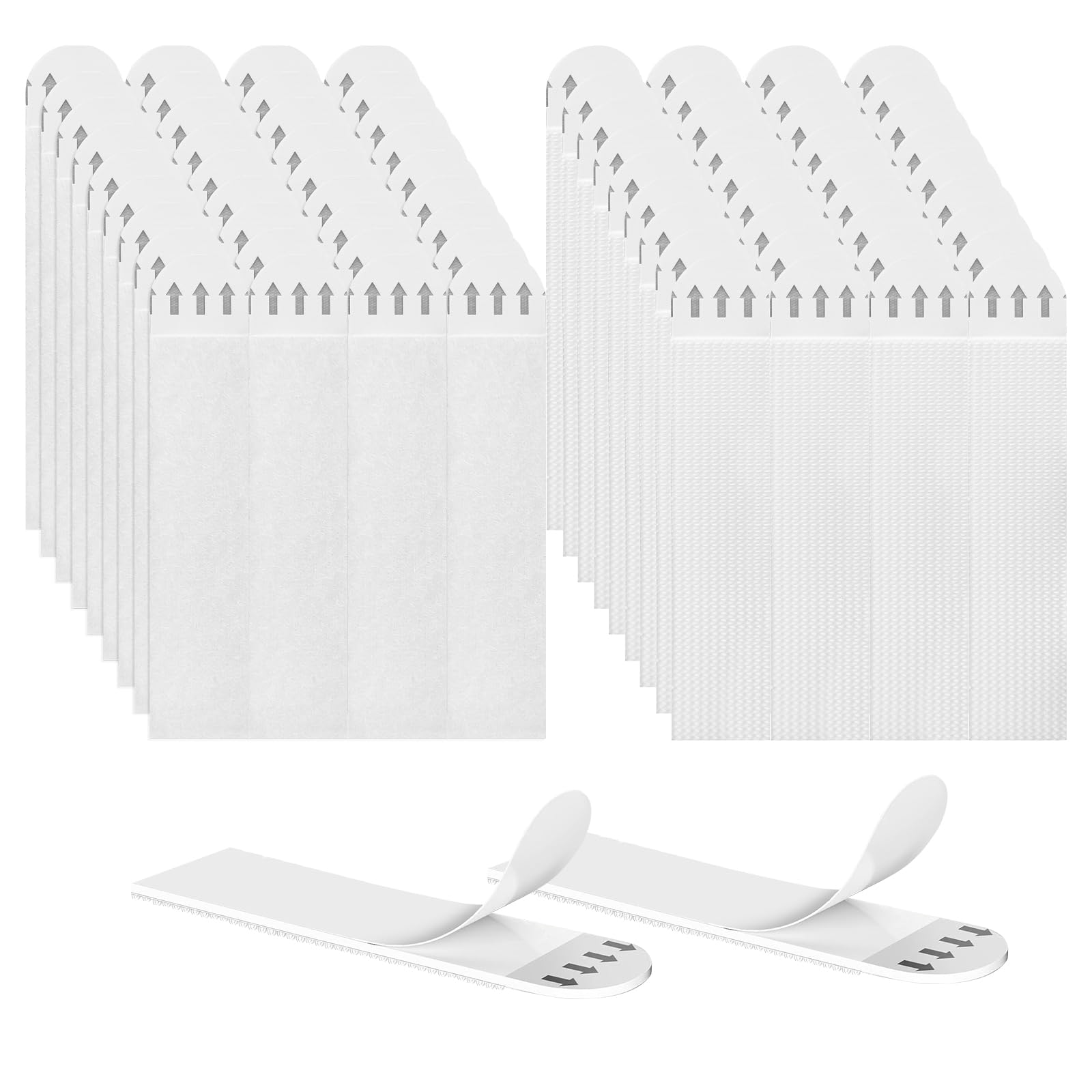 36 Pares (72 Tiras) Adhesivos para Colgar Cuadros sin Agujeros, Cuelga Facil Cuadros sin Clavos, Pegar Cuadros sin Clavos Pared, Cuelga Cuadros sin Clavos para Marcos y Adornos Navideños