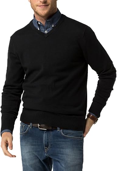 amazon men's v neck sweaters