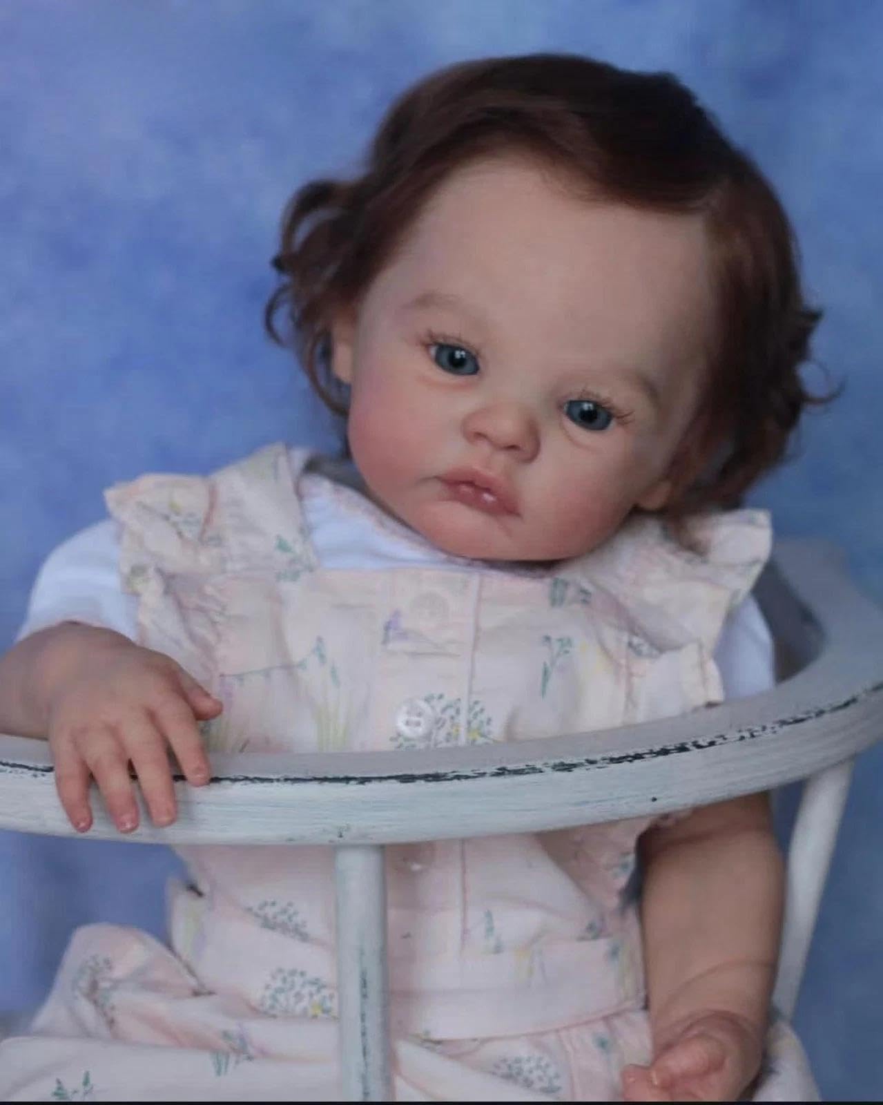 RXDOLL Realistyczne lalki Reborn Baby Dolls Vinyl Full Body Girl 45 cm realistyczne lalki noworodka, które wyglądają prawdziwie ważony silikon, lalka Reborn Anatomicznie poprawna lalka bobas