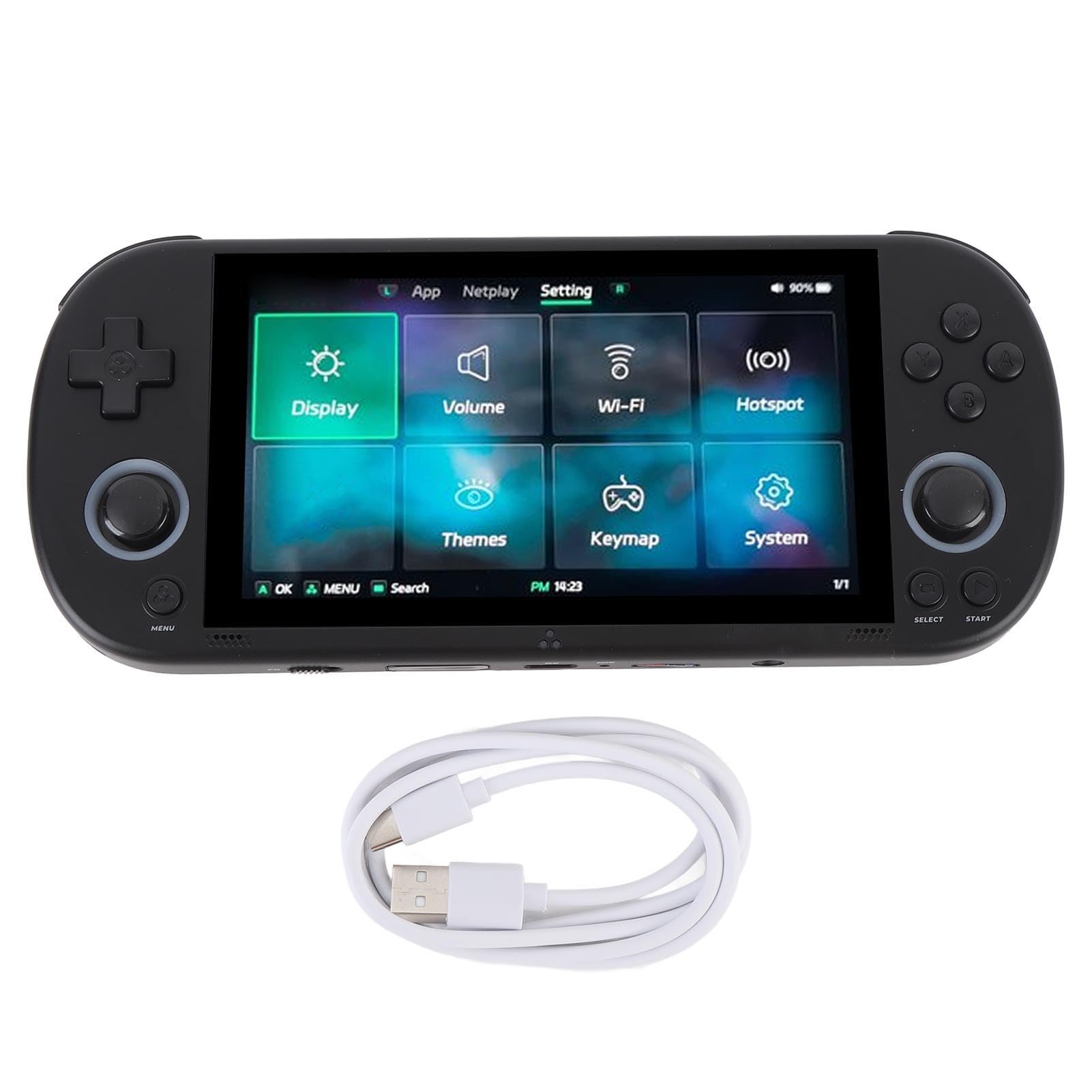 Console di Gioco retrò Portatile, Schermo IPS da 4,96 Pollici 720x1280 28 Emulatori Batteria da 5000 MAh, con Lettore Multimediale Moonlight Lettore di Schede USB per (#3)