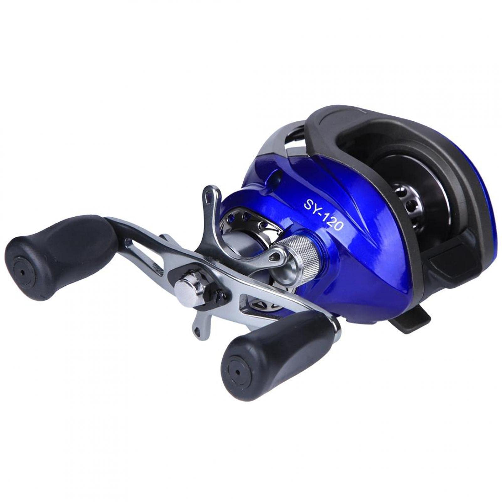 Carrete de Pesca Peso Ligero Duradero Alta Velocidad Baitcasting Carrete de Pesca 14 Ejes Carrete de fundición Fuerza magnética Freno Aparejo de Rueda de Pesca(Mano Izquierda)