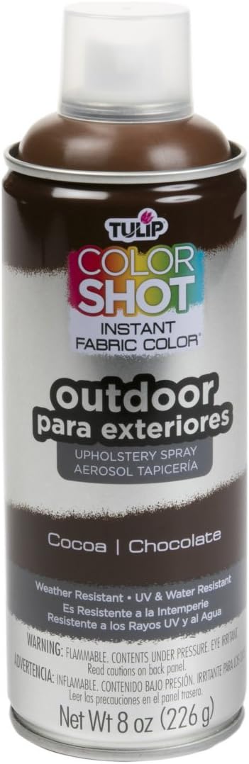Bulk buy: Tulip ColorShot Outdoor Upholstery Spray Paint 8 oz, (Pack of 4), Red