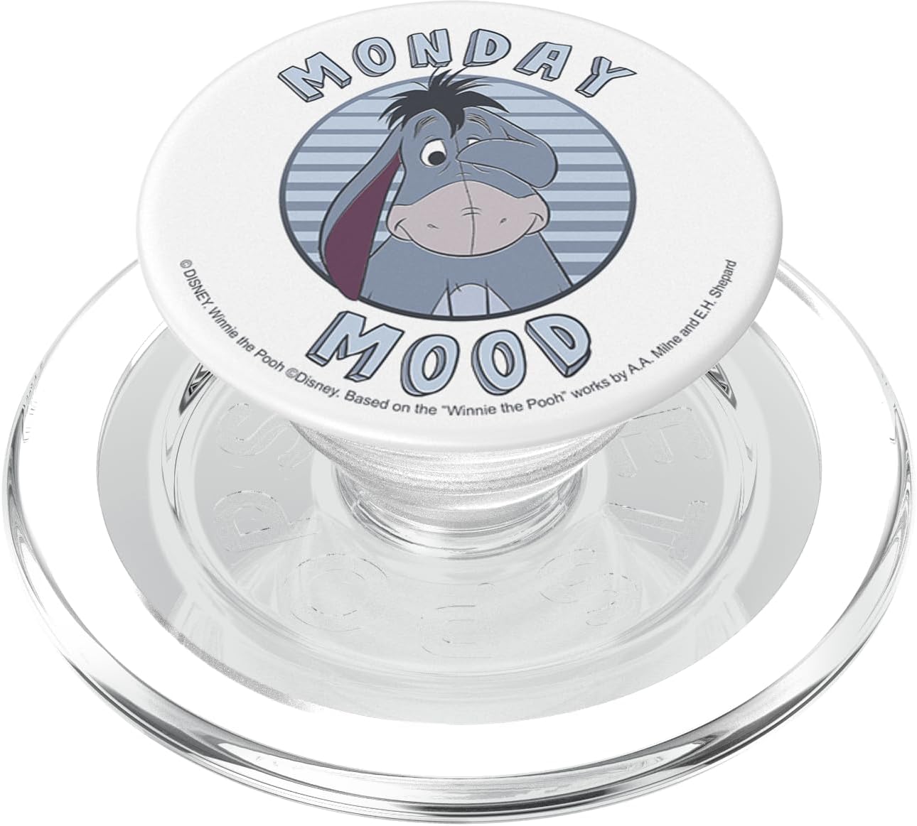 Disney Winnie the Pooh Eeyore Monday Mood Peekaboo Face PopSockets MagSafe PopGrip for iPhone