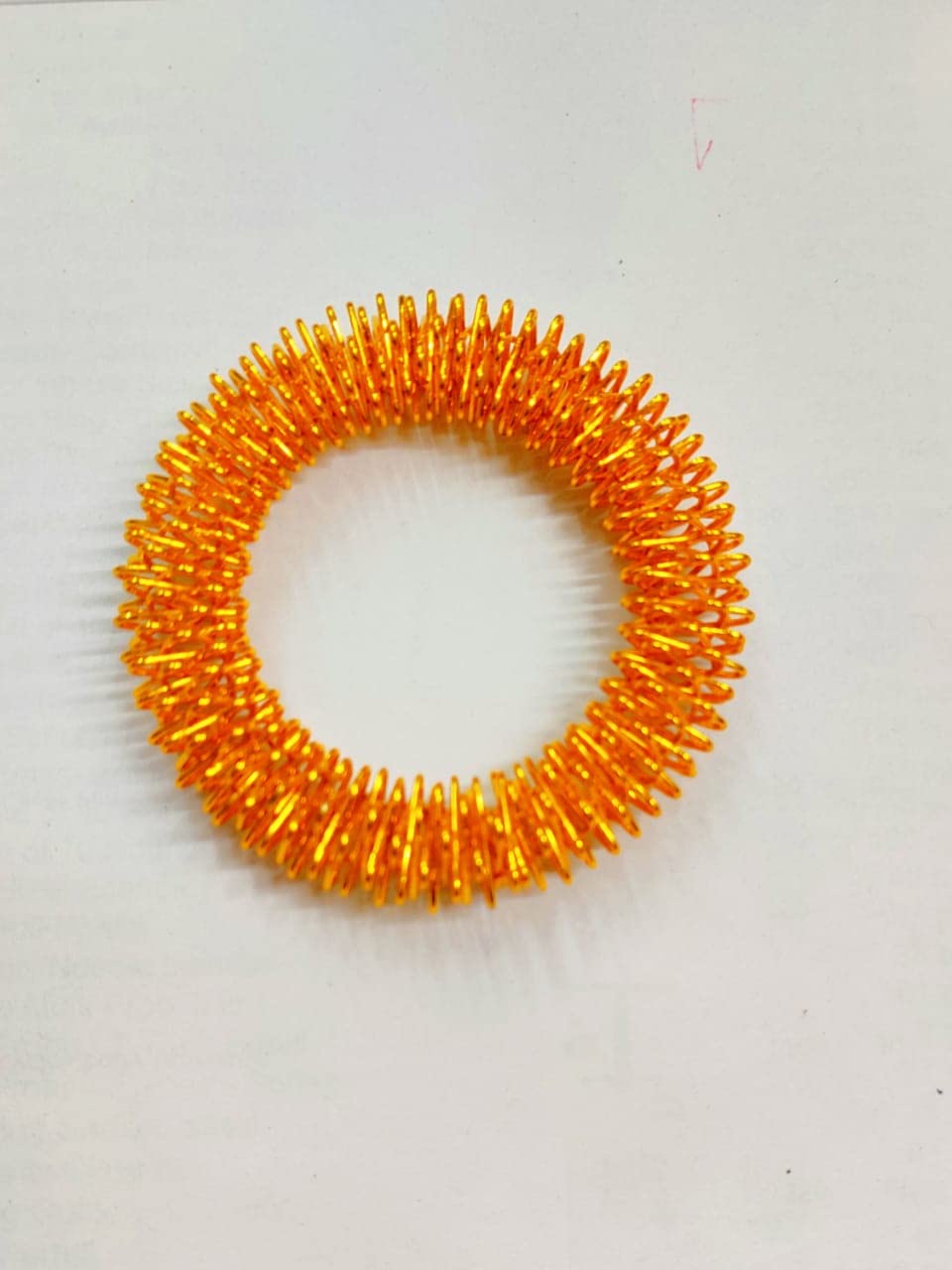 Acupressure Health Care Product Sujok Magnetic Massage Ring Handheld Massager For Wrist/Mega/Hand/Multicolour/4X4X1 Cm