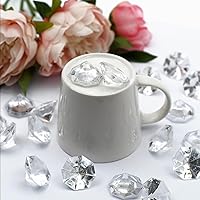 Vista 8 de 47 piezas de gemas acrílicas de diamantes piratas de plástico, gemas acrílicas grandes, cofre del tesoro a granel, regalos de fiesta de 25 quilates