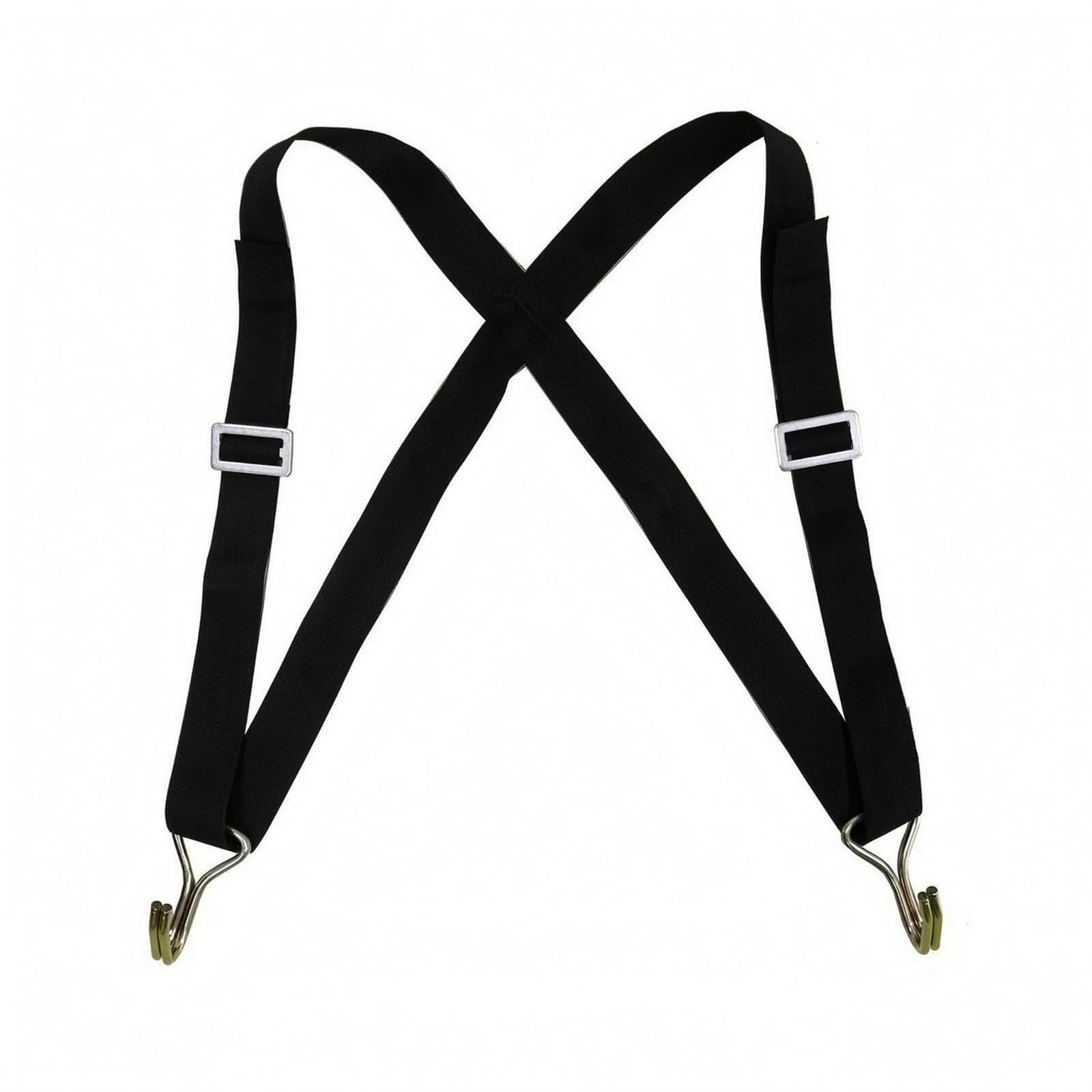 SNAPPSY Metal Hooks X-Back Lifting Strap Wide Strap Material Shoulder Lifting Strap Minimal Stretch Adjustable Shoulder Harness, Universal-image-44