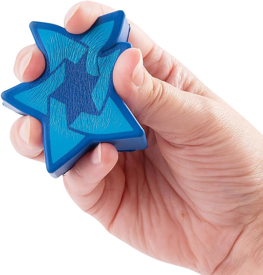 Star of David Stress Toys, 12 Pieces