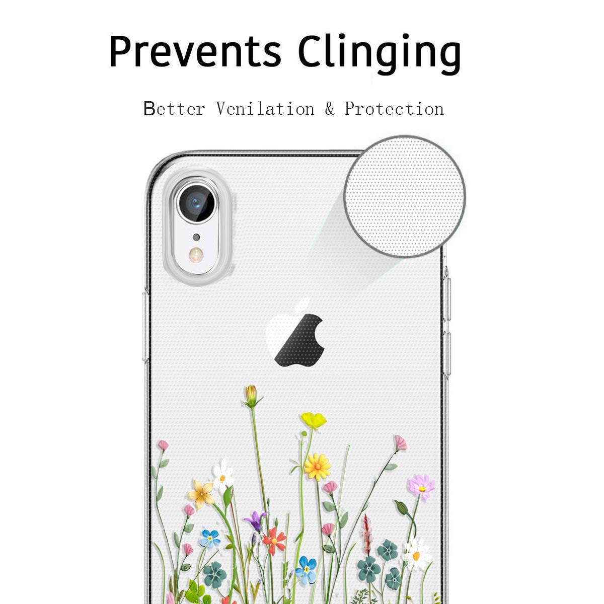 Unov Case Compatible With IPhone XR Case Clear With Bhutan