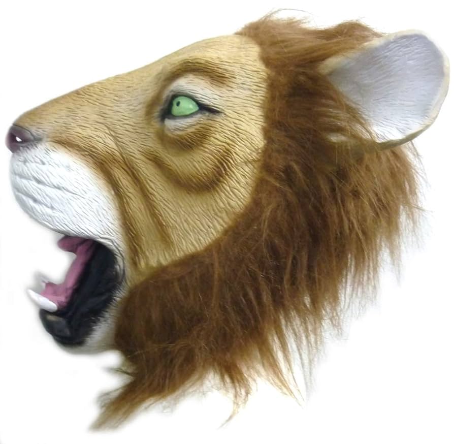 リアルマスク百獣の王ライオン新品未使用未展示物 リアルマスク百獣の王ライオン新品未使用未展示物 - メルカリ