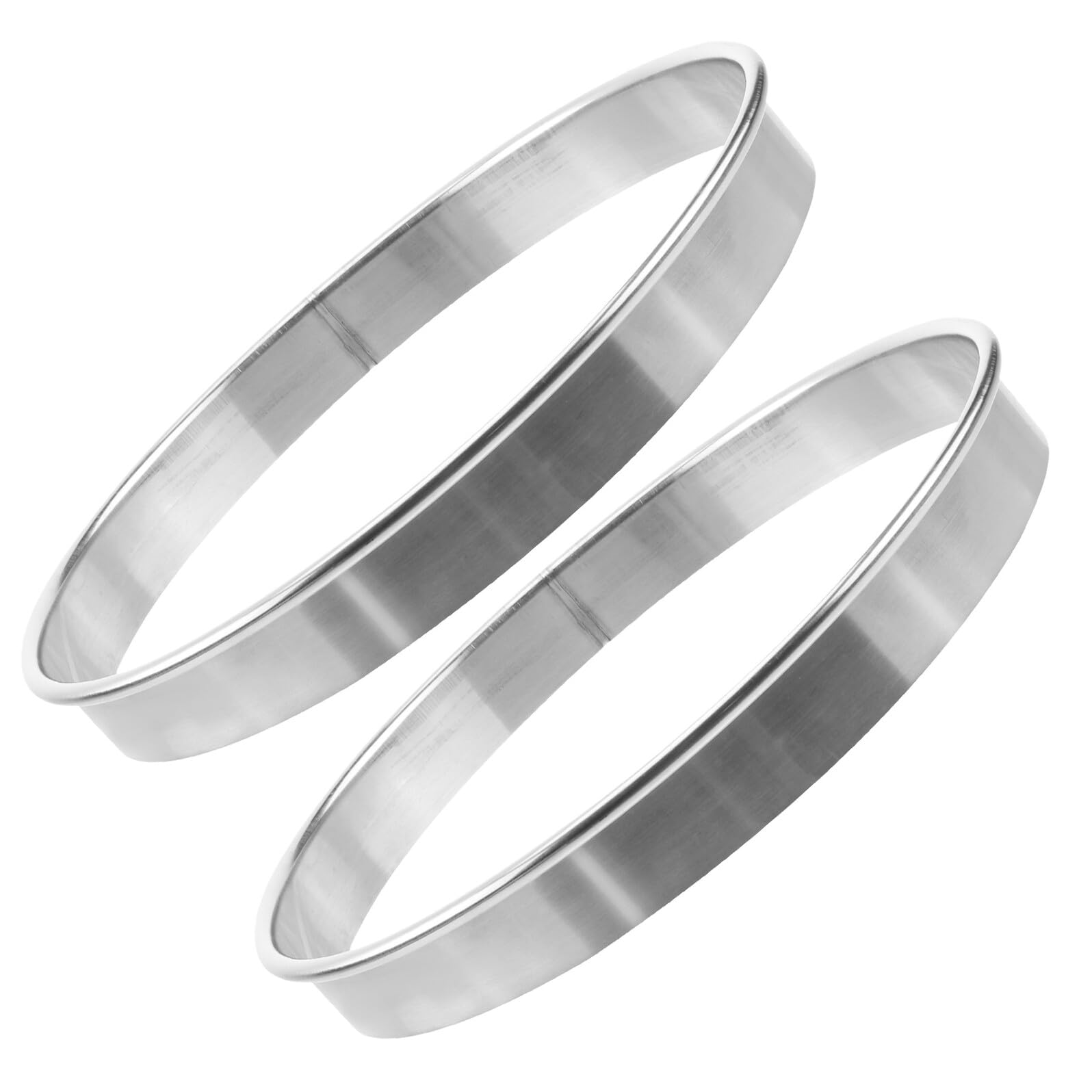 Anillo de cobertura de pizza metálico para evitar desbordes de salsa al hornear masas