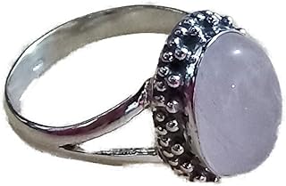 Natural Rose Quartz Ring Self Love Ring Pale Pink Stone Ring Oval Stone Ring Split Band Ring Handmade Ring Engagement Ring Wedding Ring Friendship Ring Pink Gemstone Ring Rose Quartz Jewelry