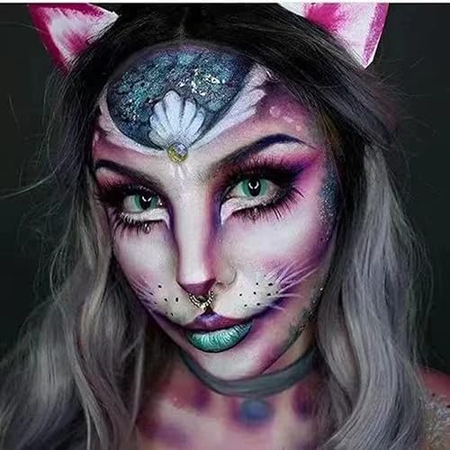 Miniatura 7 de Paleta de sombras de ojos con purpurina rosa púrpura, 12 colores brillantes en polvo de sombra de ojos de alta pigmentación, paleta de sombra de