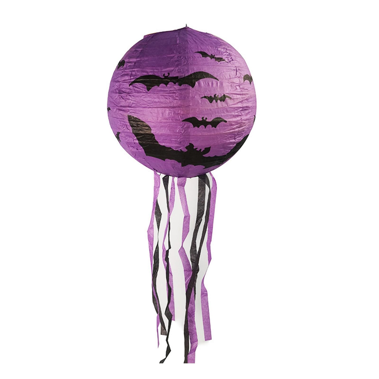 Buxuaaaa Halloween Paper 10inch Pumpkin Witch Skeleton Bat Hanging for Indoor & Outdoor Decorations Halloween Paper