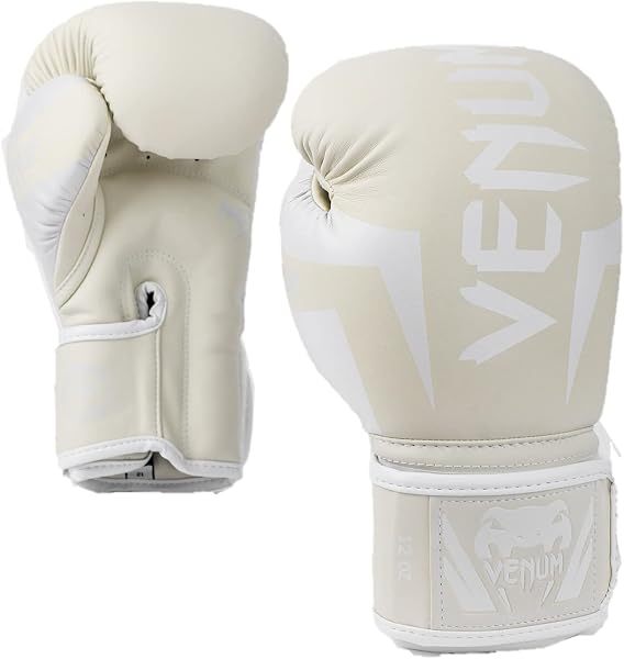 Venum Gants de Boxe Elite - Blanc-Ivoire - 10-Ounce - 1