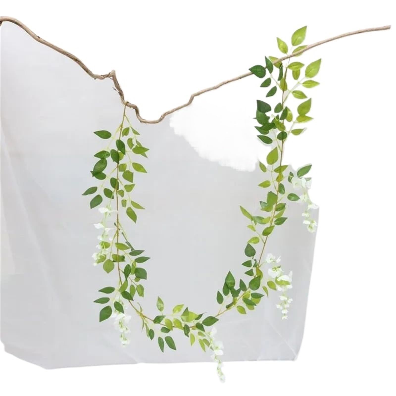 Vite artificiale con foglie 1/3 pezzi 2 metri fiori artificiali ortensia foglia vite ghirlanda da giardino matrimonio parete decorazione casa(Style 1,3pieces)