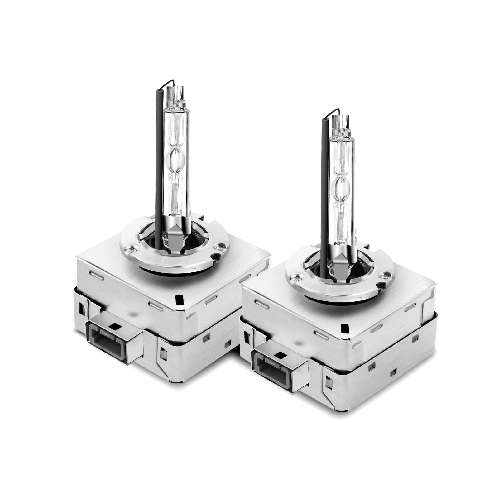 D1S Xenon Brenner 12V 60W–Weiß 6000K D1S Scheinwerferlampe mit Anti-UV & Zulassung – OEM-Ersatz für Abblendlicht & Fernlicht PK32d-2– 2 Stück