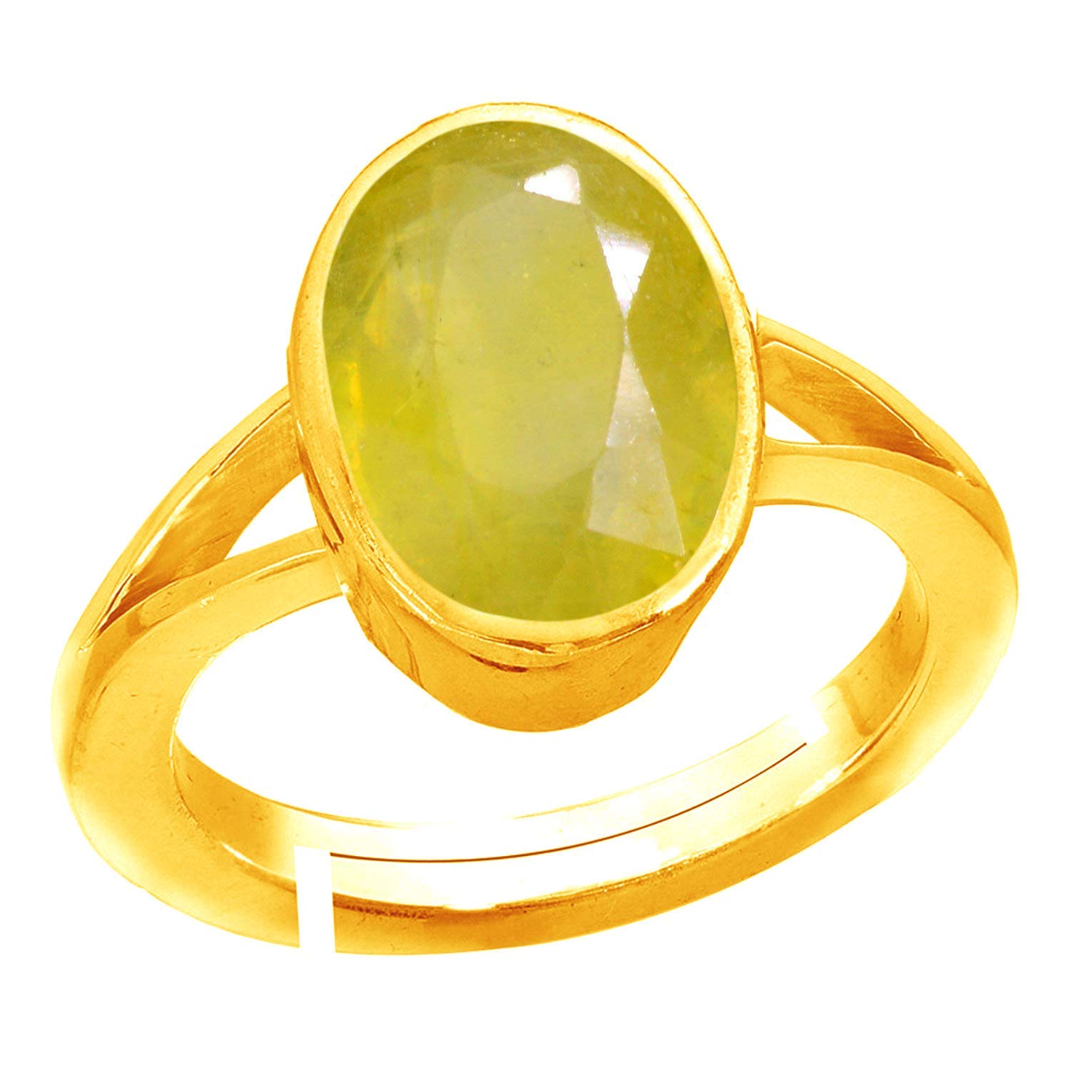 anuj sales 2.25 Ratti Yellow Sapphire Ring Pukhraj Stone Ring for Astrological Purpose Panchdhatu Gemstone for Men & Women-picture-35