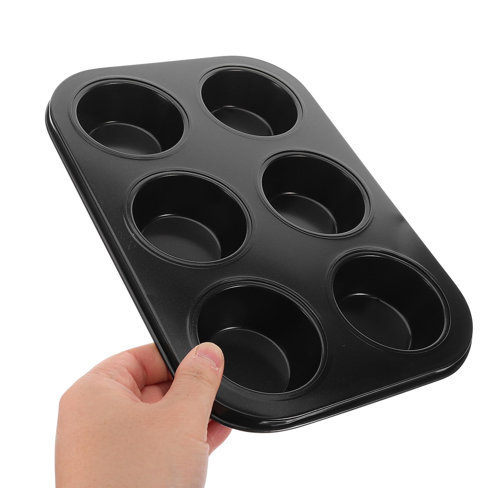 GALPADA 5 Stück Backblech aus Kohlenstoffstahl in Schwarz Vielseitig und Leicht zu Reinigen für Backofen und Brotbackform im Haushalt