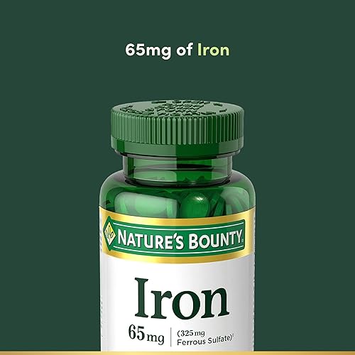 Miniatura 3 de Nature's Bounty hierro, 65 mg(Sulfato de hierro, 325 mg), B000GG6F3E, 1, 1