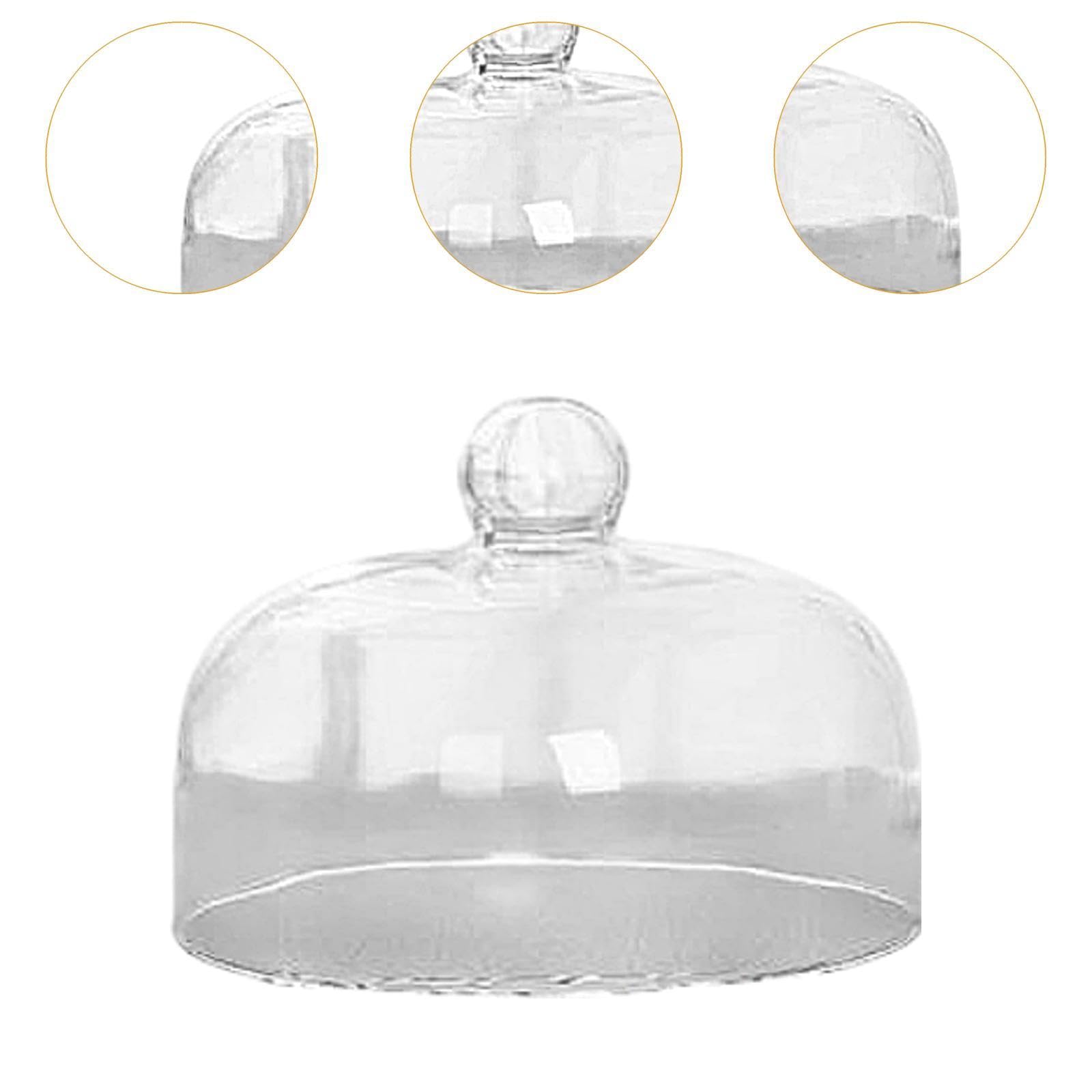 Dome di Display Rotondo per Torte, Copertura Del Piatto per Dessert, 16x22 Cm