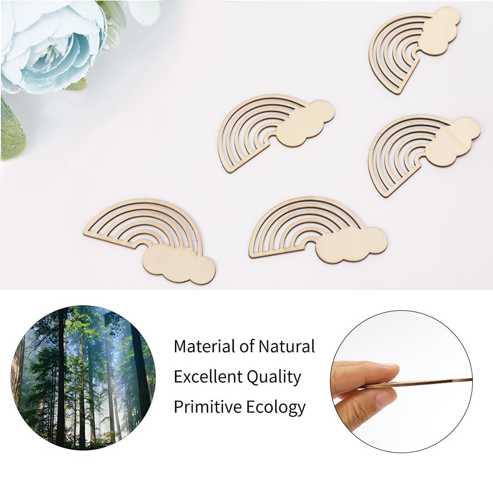100 Pezzi Mini Farfalle In Legno Fai Da Te – Forma Di Farfalla 3,2 Cm Per Decorazioni, Scrapbooking E Artigianato - 5
