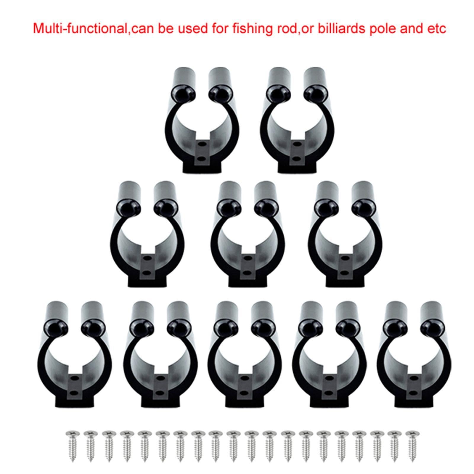 Stockage Matériel Pêche Support Murale Pour 6 Cannes à Pêche Jortmrd - Range Cannes Vertical Avec Protection Mousse EVA Support Canne A Pêche Bateau