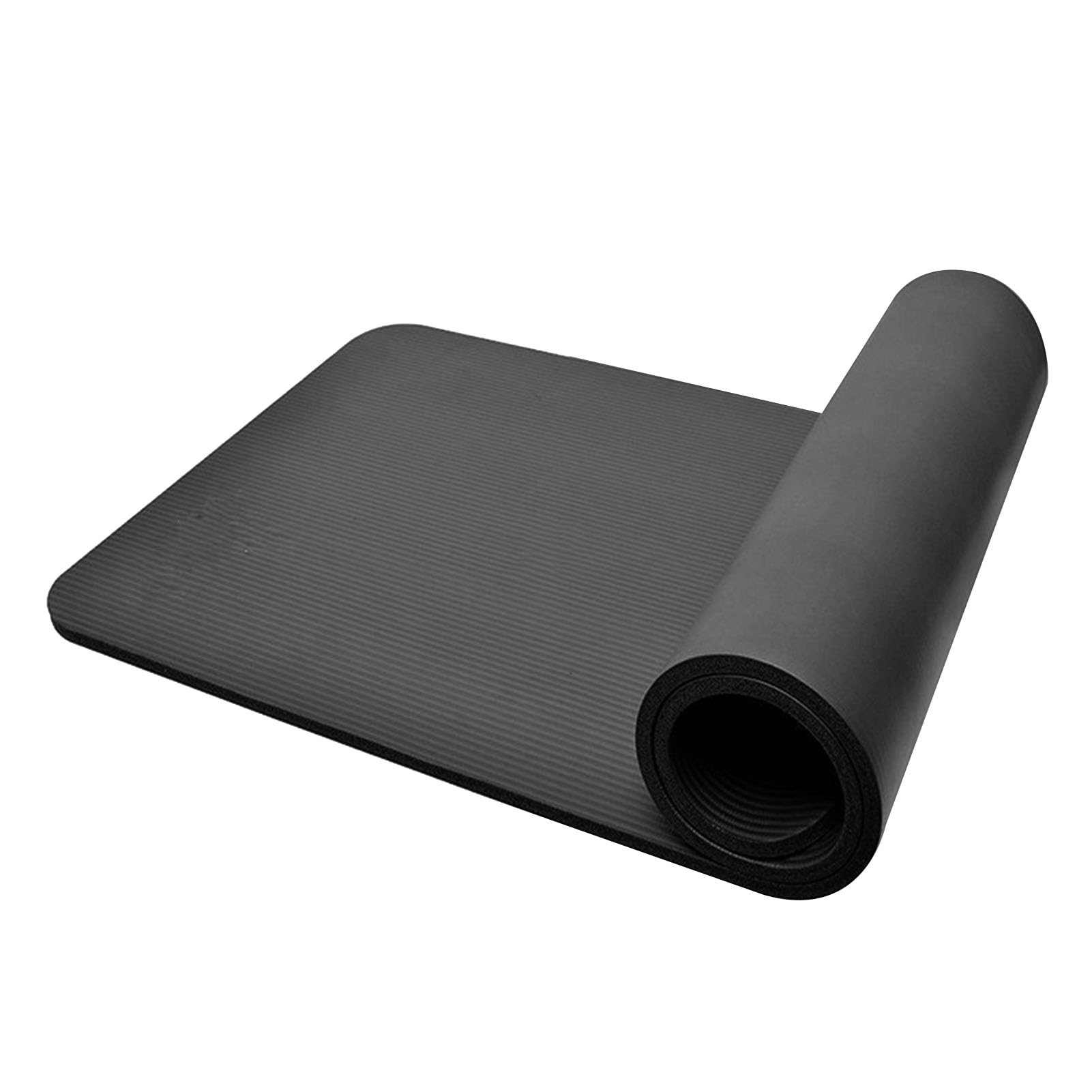 Tappetino per Esercizi NBR Spesso con Trama Antiscivolo 72x24 Pollici per Palestra Interna Ed Esterna Pilates Allenamento Meditazione