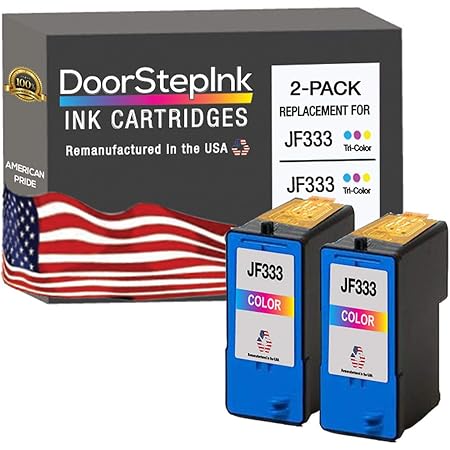 Amazon.com: DoorStepInk Remanufactured in The USA Ink Cartridge  Replacements for Dell Series 6 JF333 Twin Pack Color for Photo All-in-one  725 Photo All-in-One 810 : Office Products