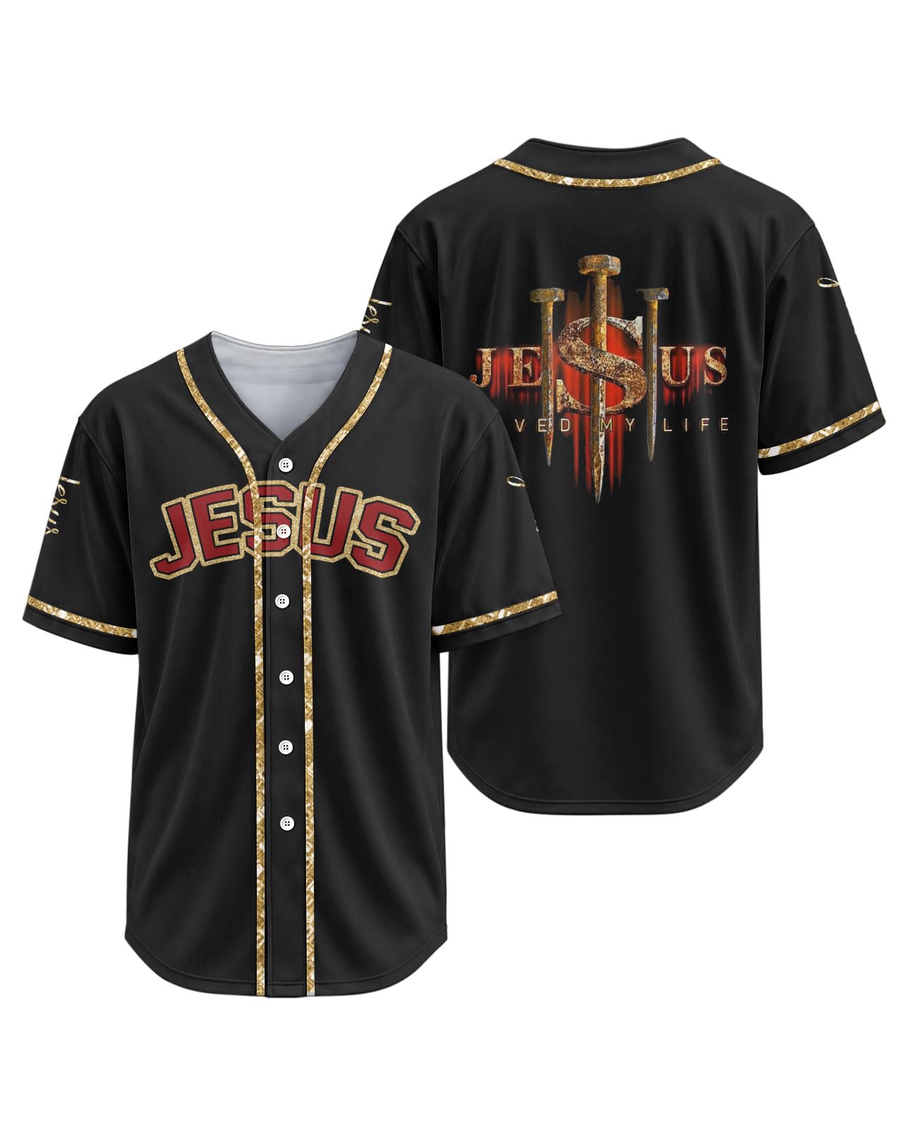 99TIMORO Scary Movie Characters Halloween Baseball Jersey for Men Women