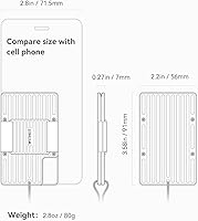 Vista 6 de Cartera minimalista delgada de metal para hombre, tarjetero de crédito con bloqueo RFID, correa para efectivo y cordón, cartera pequeña de aluminio