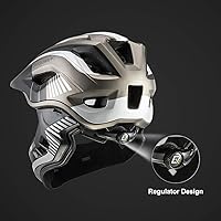 Vista 4 de ROCKBROS Casco integral para niños Cascos de bicicleta para niños Casco ligero de bicicleta de montaña para niños pequeños Desmontable para MTB BMX