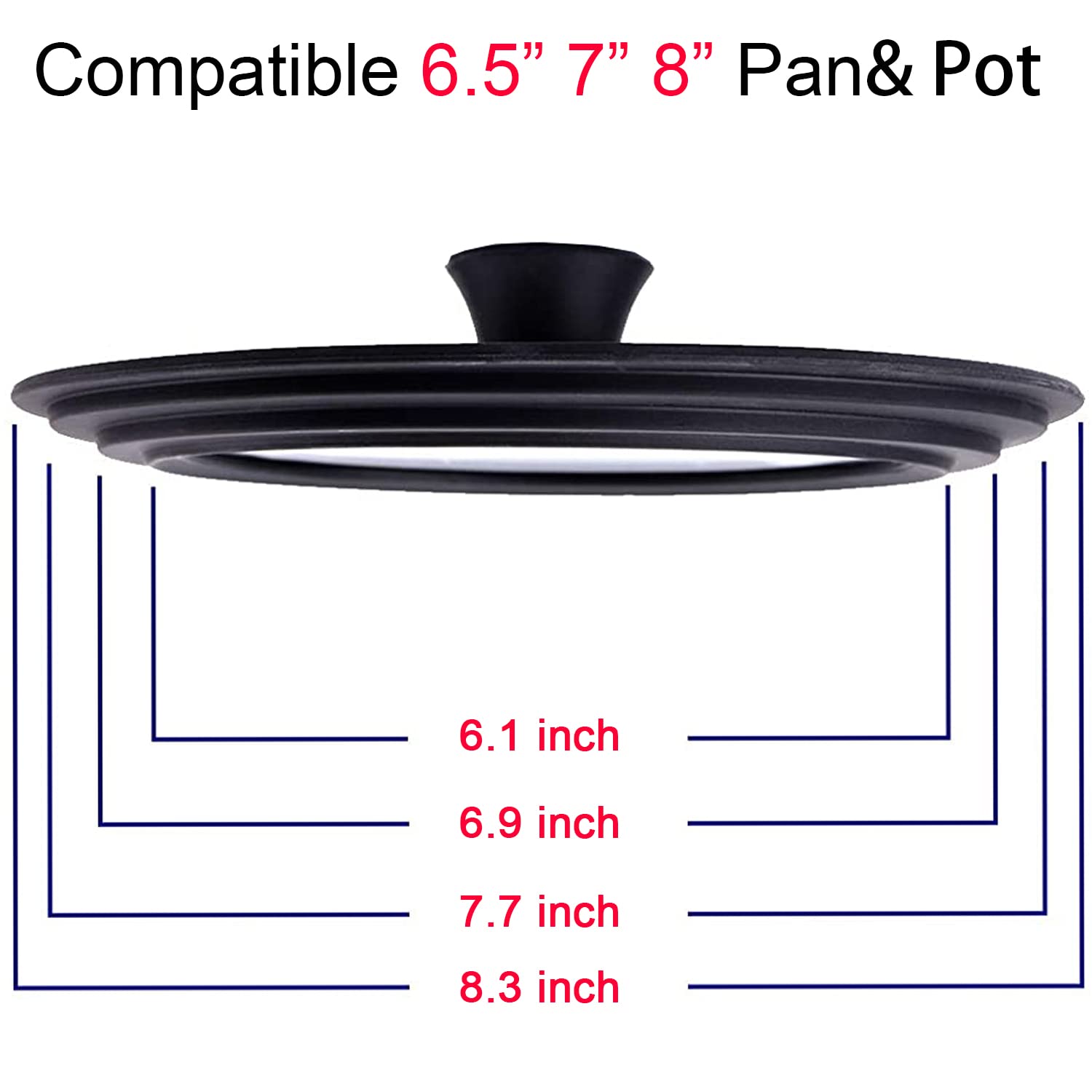Universal Lid for Pots Pans and Skillets - Image 3
