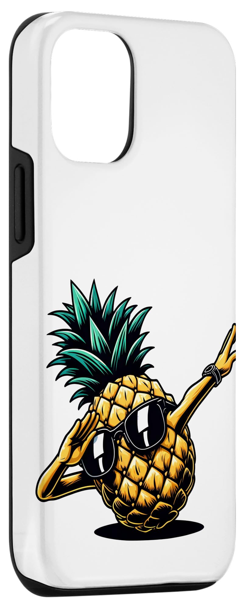 iPhone 15 Funny Dab Pineapple Dancing Dabbing Fruit Meme Case - Image 3