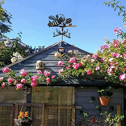 Girouette de toit résistante aux intempéries pour mesurer le vent de jardin