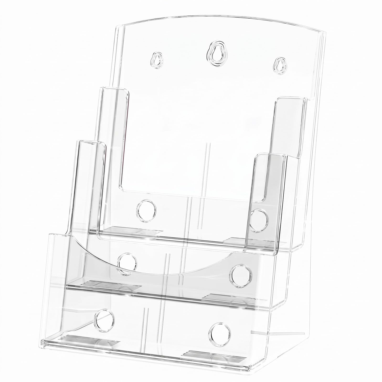 Photo 1 of Viymgit Acrylic Brochure Holder 8.5 x 11, 3-Tier