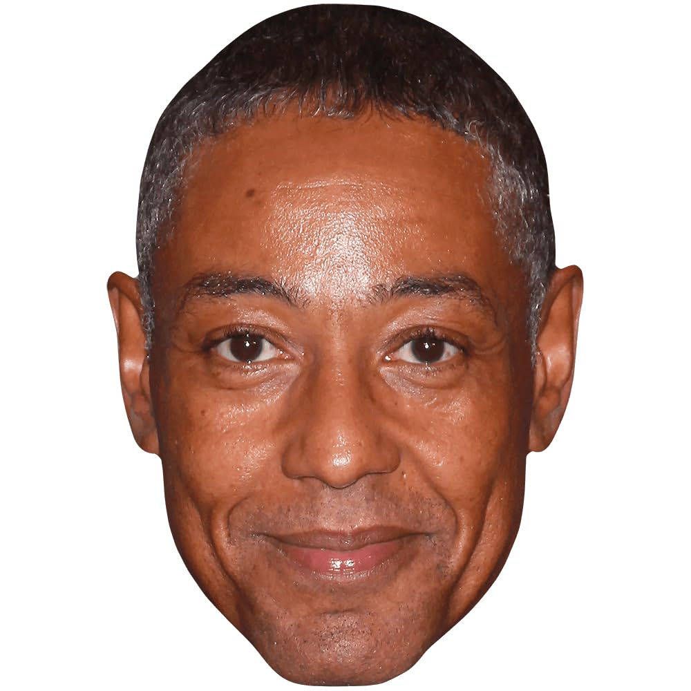 Giancarlo Esposito (Smile) Celebrity Mask, Flat Card Face, Fancy Dress Mask