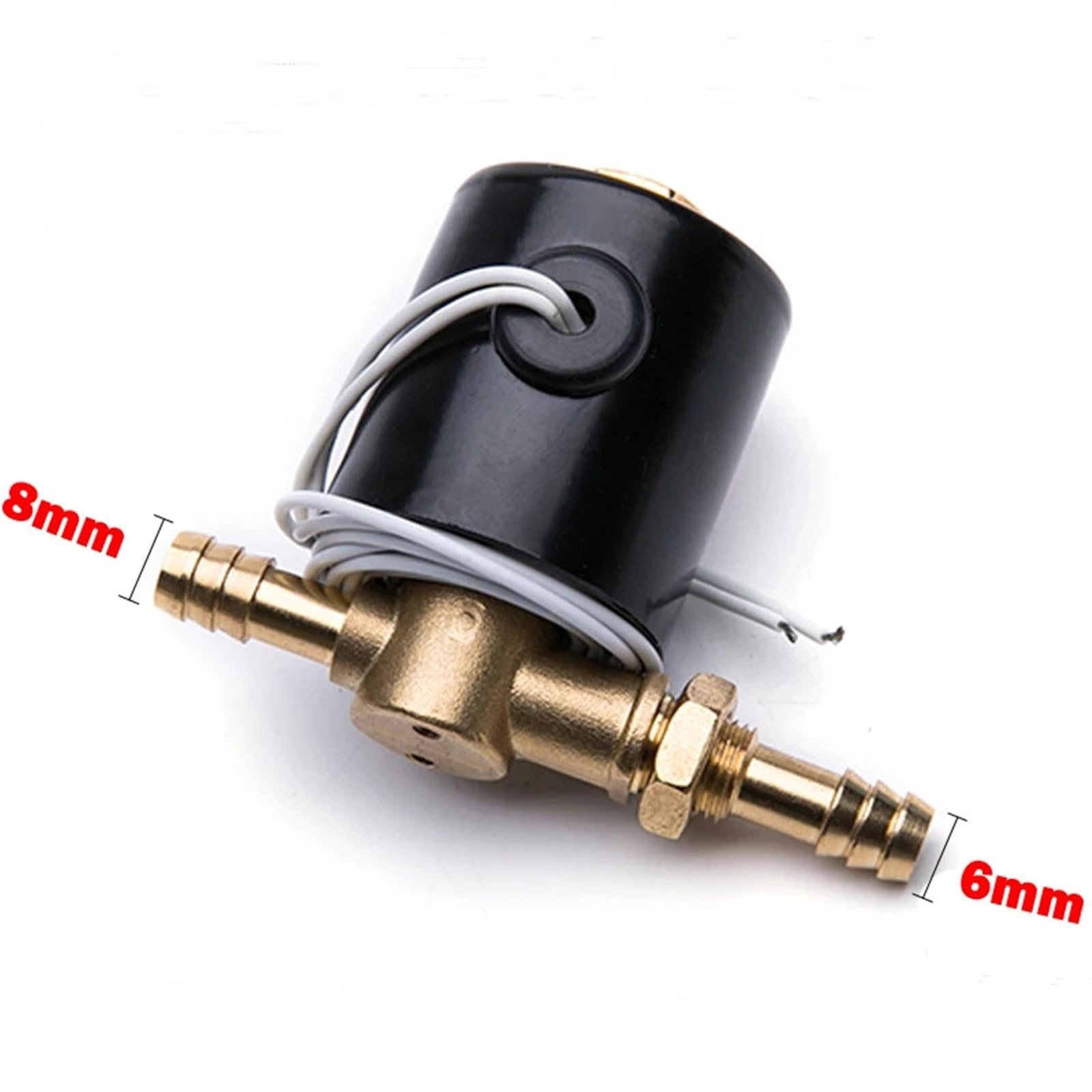 Zawór elektromagnetyczny do spawarek, złącze 6 mm, 8 mm, 2-drożny, DC 24 V, AC 36 V, AC 220 V, 0-0,8 MPa, bez klamry, SVZ-3.5 (AC 36V)