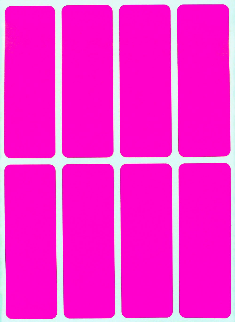 Royal Green 3x1 Labels Color Code Stickers Rectangles for Marking and Identification, Neon Pink - 800 Pack — image 1