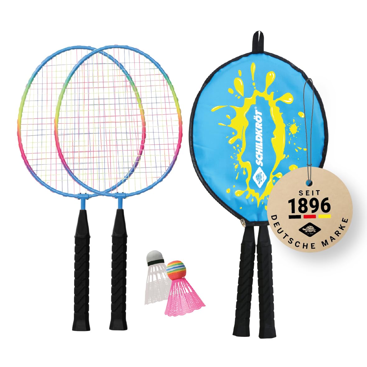 Schildkröt Kinder Federball Set Junior